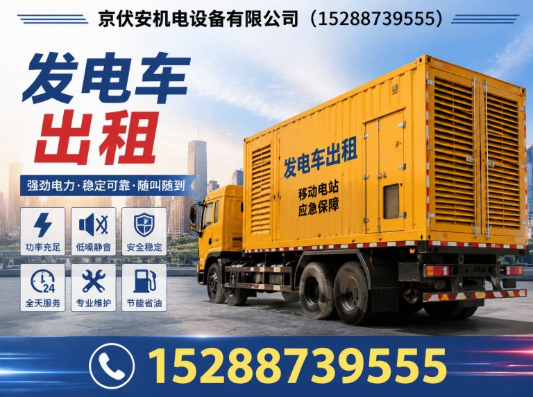 吉林发电机出租展示图