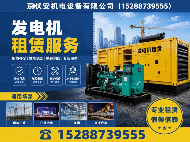 吉林发电车出租展示图